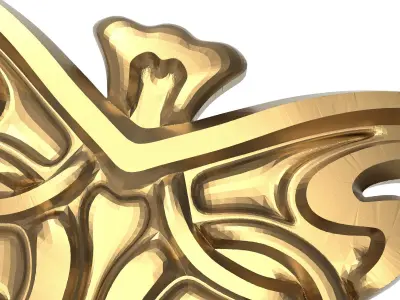  decorative pattern ready for 3D printing 3D model 383