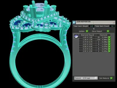 R238 new cad design ring with cad file new release this month 3D model