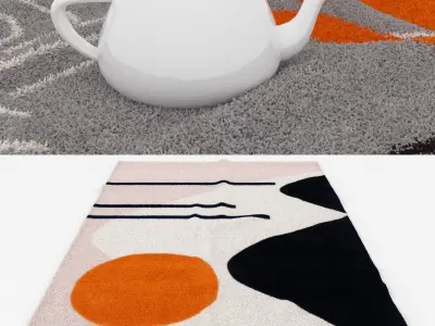 Rugs No 875 Low-poly 3D model
