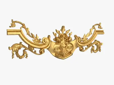 Classic decor ornament 233 3D model