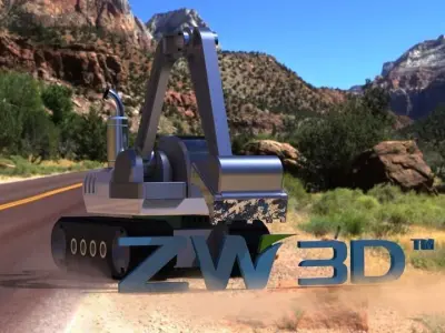 excavator Free 3D model