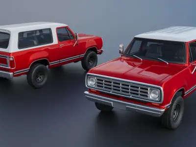 Dodge Ramcharger 1973 3D print model