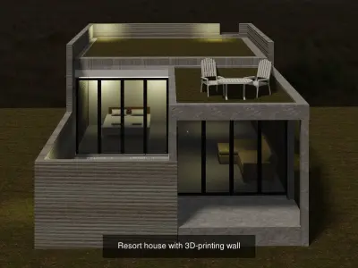 Hotel and resort 3D Model Collection