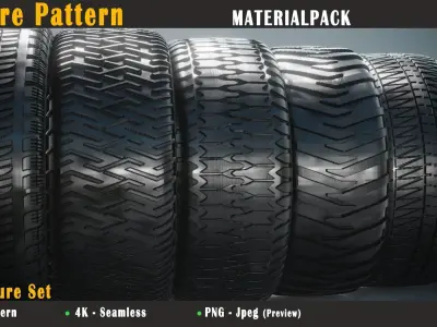 30 Tire Pattern Texture