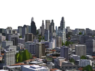 Real Time City 21 3D model