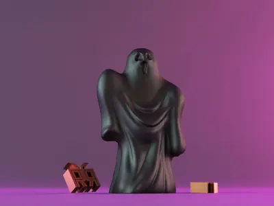 Halloween spirit decor 3D print model