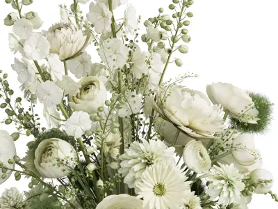 Flower In Vase 89 3D model