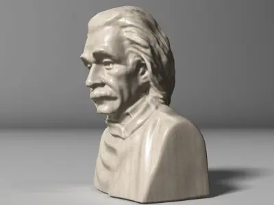 Albert Einstein Bust 3D model