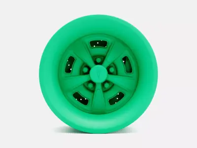 15x8 Pontiac Rallye II Wheel and Brake 3D print model