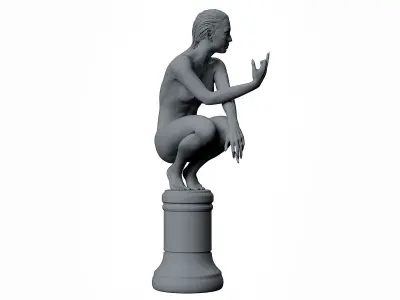 Girl Sculpture 3D print model