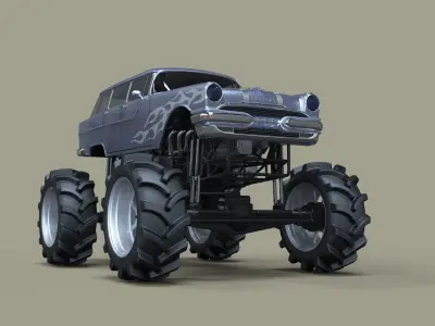 Monster truck 3D model