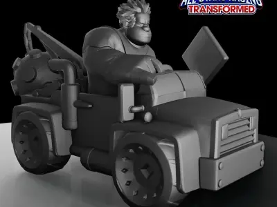WRECK IT RALPH - SONIC and ALL-STARS RACING TRANSFORMED 3D print model