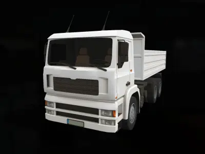 Truck Low-poly 3D model