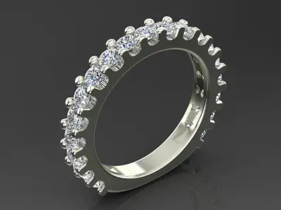 Band Ring 3D print model