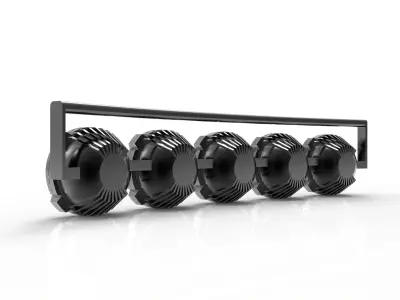 KC LED LIGHT BAR 3D model
