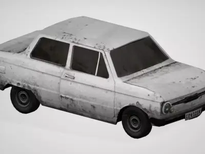 Lowpoly Car 13 Low-poly 3D model