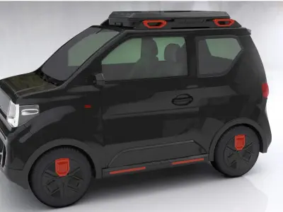 New energy electric mini EV GB mini car 2022 3D model