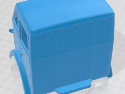 Foden F1 1931 Printable Body Cabin Truck 3D print model