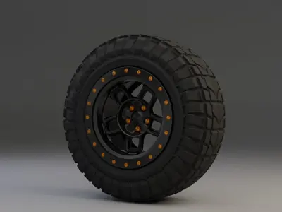 OFFROAD WHEEL 3D model