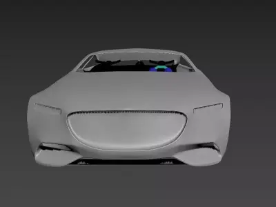 maybah 6 car Low-poly 3D model