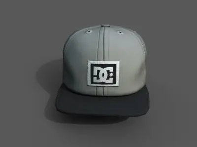 Cap human scifi Generic sport 3d model low poly  Low-poly 3D model