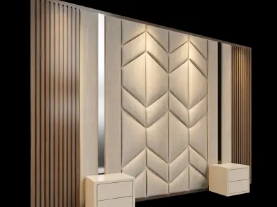 ARCHILINE Design Studio - Headboard 02 3D model