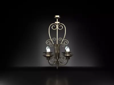 ceiling light Low-poly 3D model