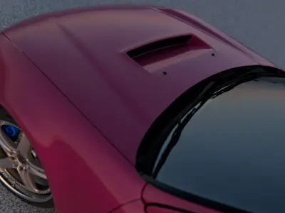 Wings West RS Civic EG Lip Kit and Extras Low-poly 3D model