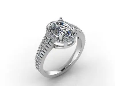 Mini Set Ring Pendant Earrings STL 3DM Womens Jewelry 3D print model