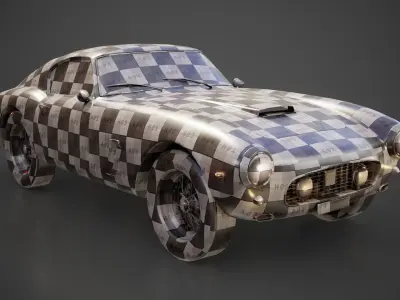 Ferrari 250GT SWB Berlinetta 3D Low-poly 3D model