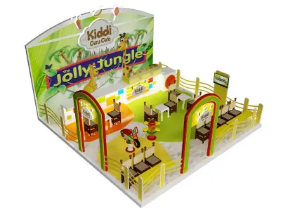 Booth Exhibition Stand a395f 3D model