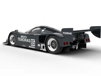 Nissan R90CK Tenoras Racing 1990 3d model 3D model