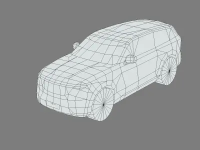 Cadillac Escalade IQ 2024 Low-poly 3D model