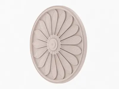 Classic Ceiling Medallion 48 3D model