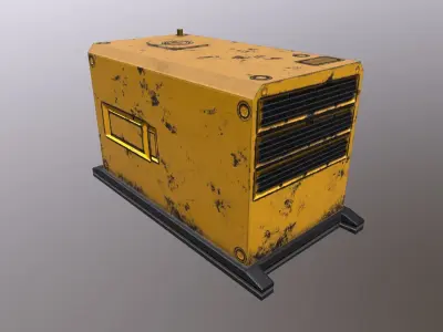 Jenerator 02 Stylized  Low-poly 3D model