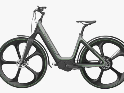 Electric bike 6 3D model