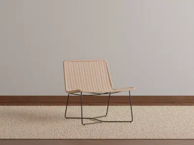 Outdoor Slope Lounge Chair 3D model