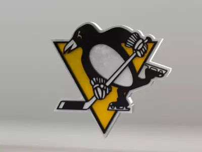 NHL Pittsburgh Penguins Team Logo 3D model