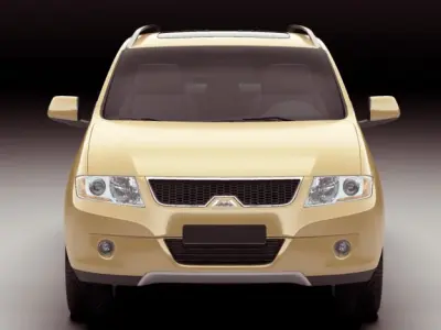 Generic Modern SUV 3D model