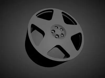 Fifteen52 Tarmac scalable and Printable rim 3D print model