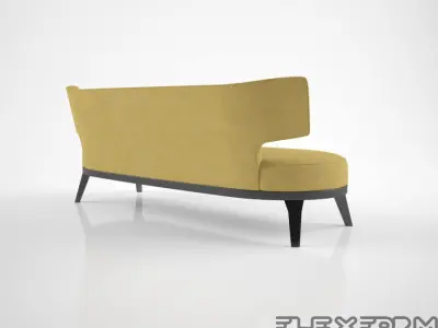 Mood Flexform Drop sofa 3D model