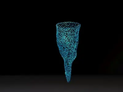 Christmas tree decor icicle 4 3D print model