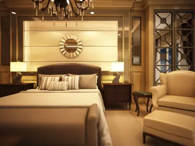 maim bedroom 25 3D model