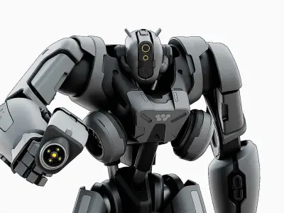 BATTLE DROID SYRIOS-C Rigged for Unreal Engine - Unity - MIXAMO  3D model