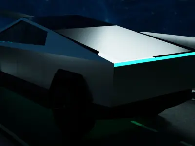 CyberTruck 3D model 3D model