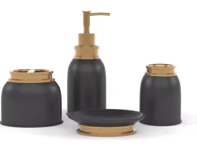 Bathroom Accessories 3D model