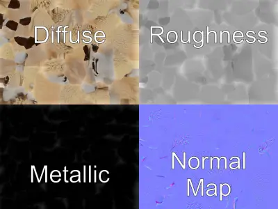 Fluffy Grazing Sheep model pack Low-poly 3D model