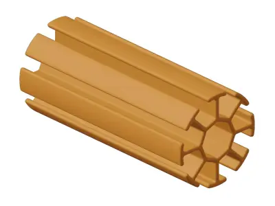 Plastic Exquisite Circular Profile Toy 3D model