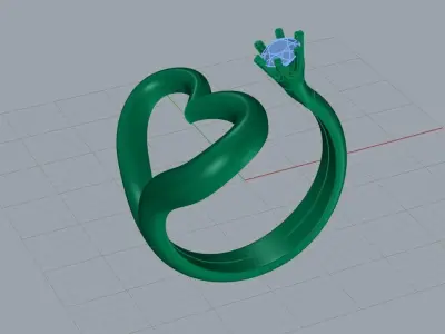 Tiffany ring 3D print model purchase