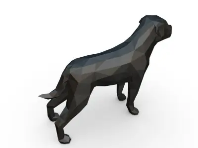 Rottweiler figure 3D print model